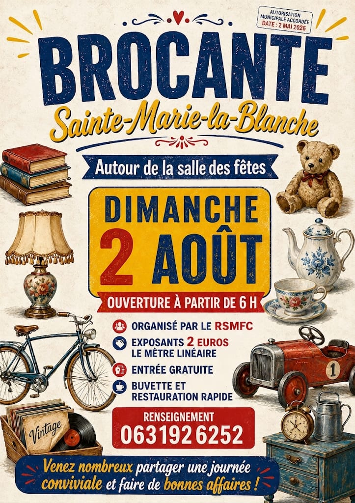 Affiche brocante 2026