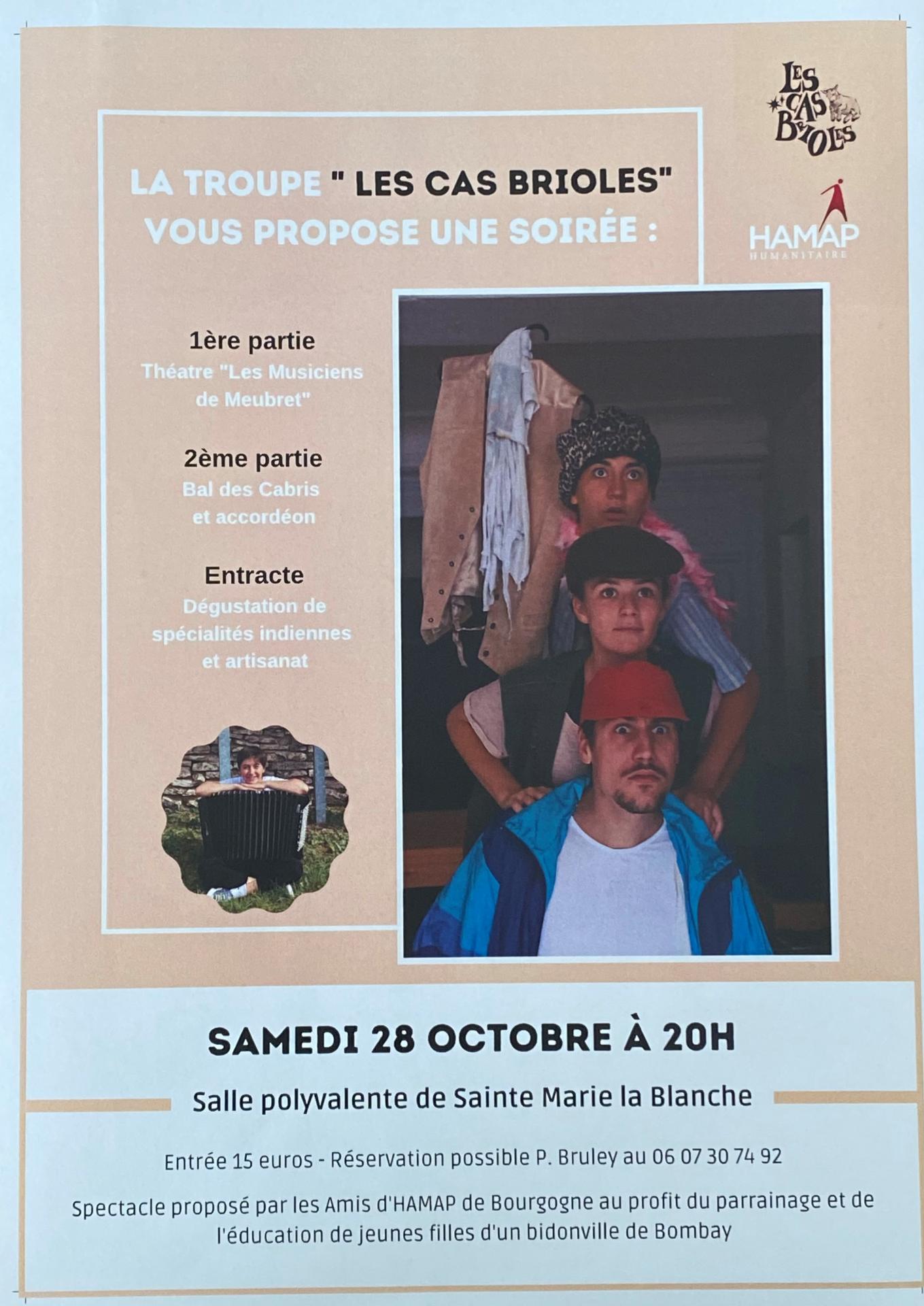 Affiche soirée amis d'hamap