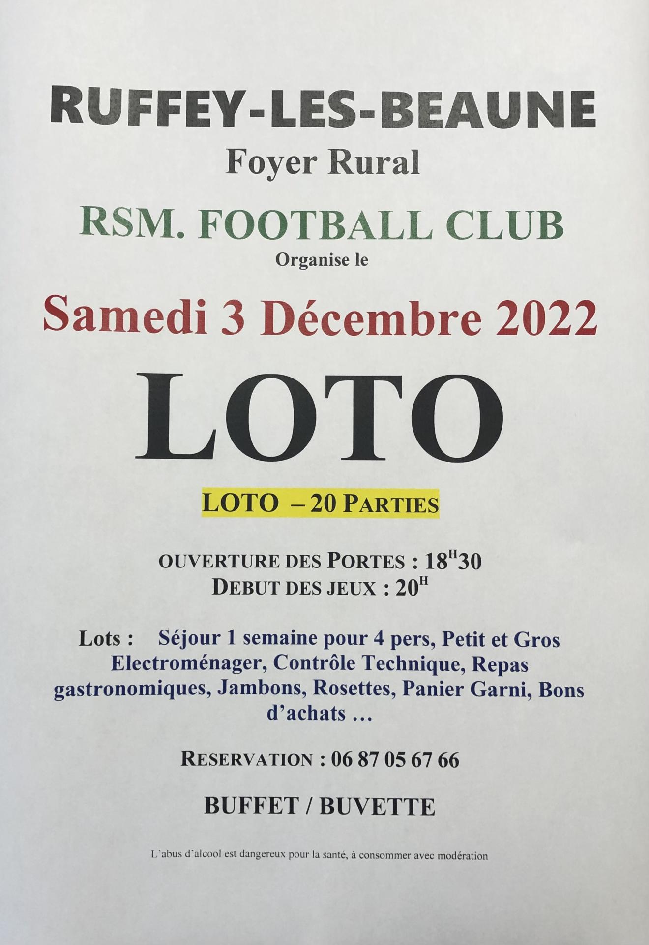 Affiche Loto