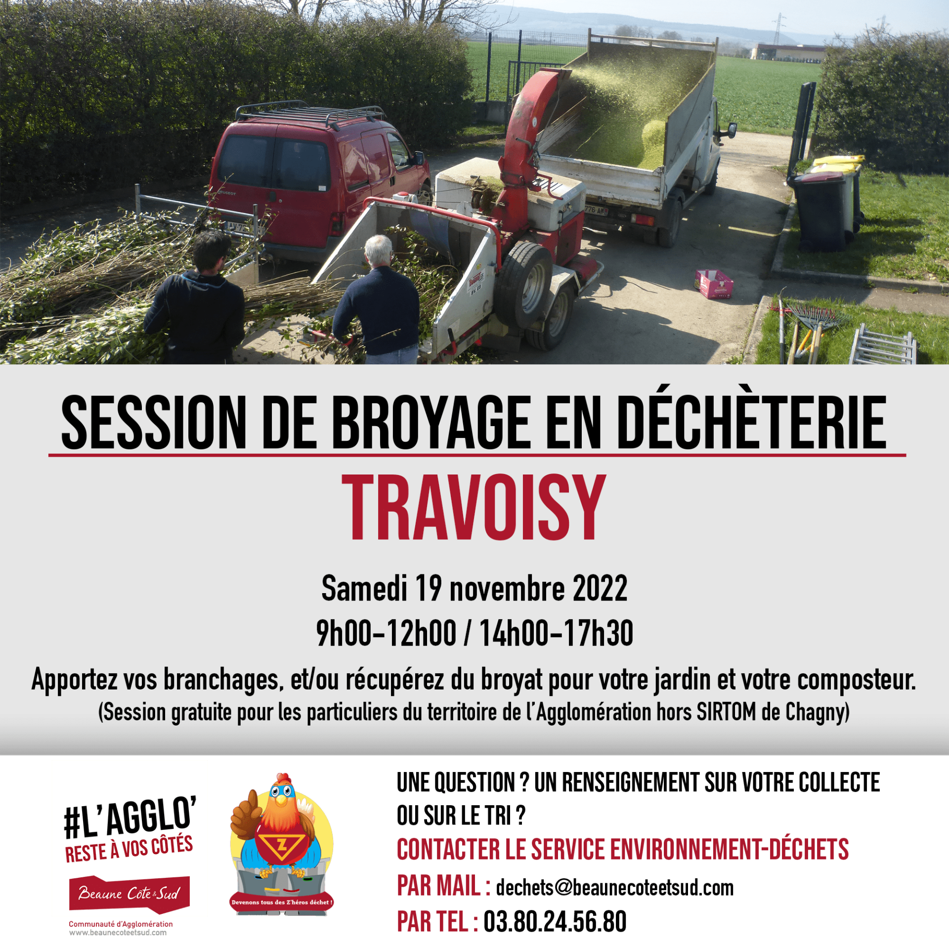 Affiche Session de broyage Travoisy